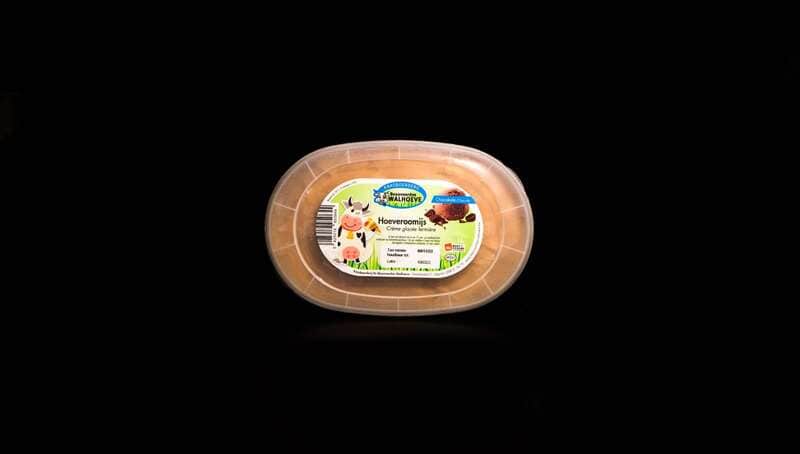 ijs 1liter chocolade zwart (Groot)