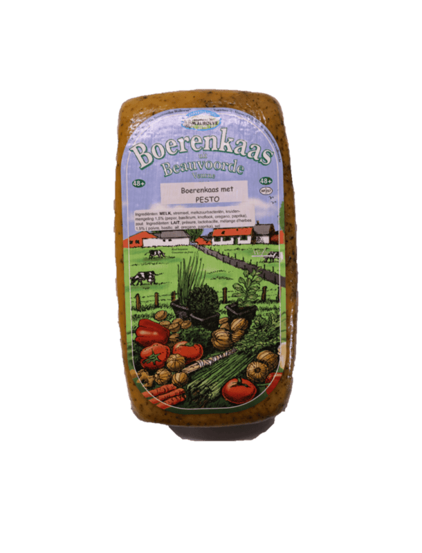 Boerenkaas met pesto