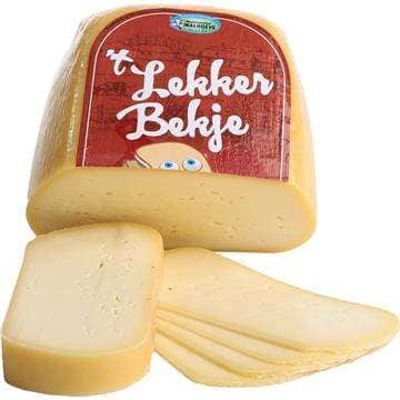 lekkerbekje half met stuk en schel