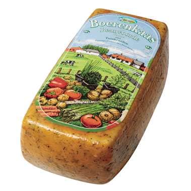 Boerenkaas met tuinkruiden